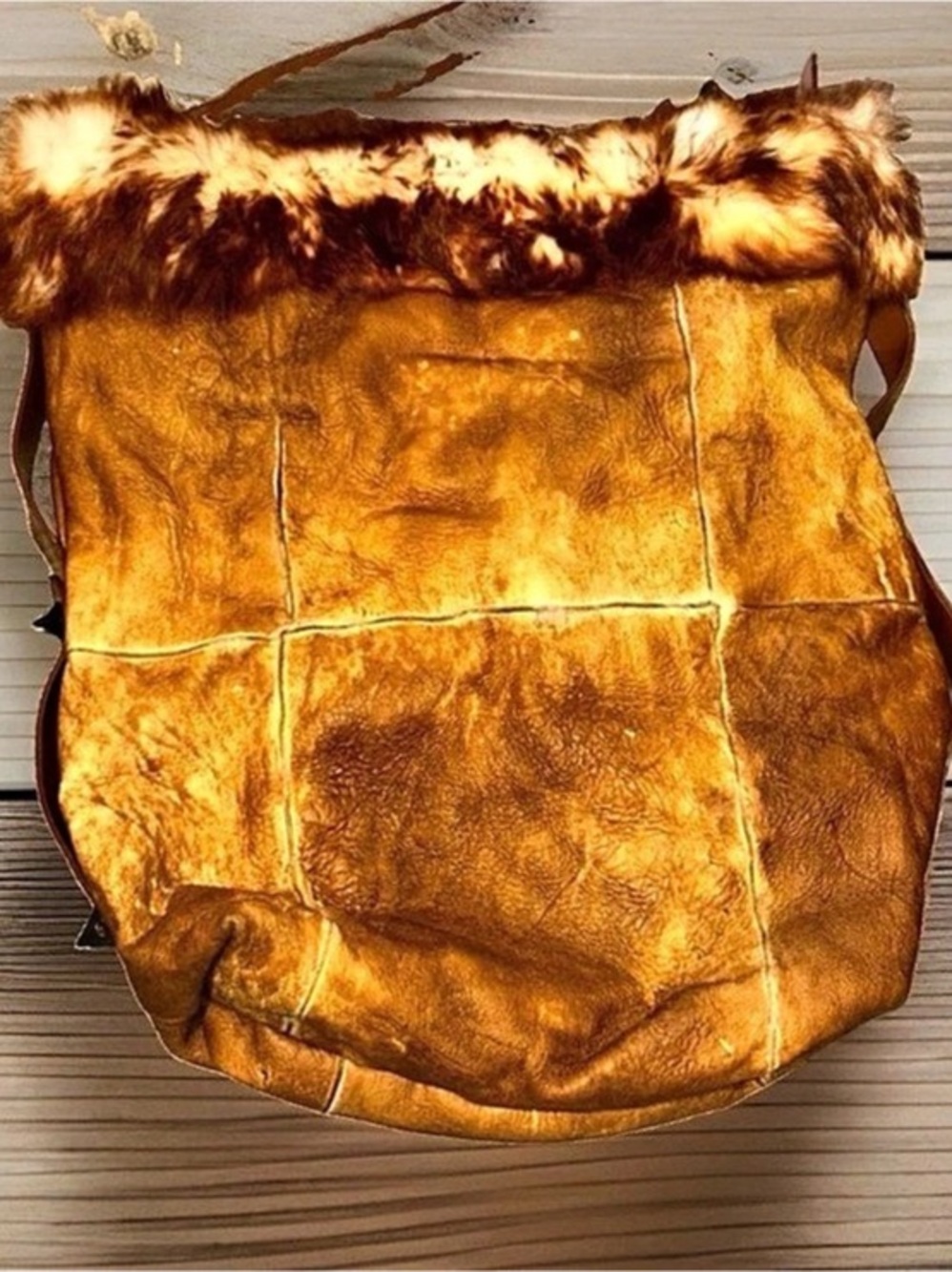 Francesco Biasia Brown Leather Shoulder Bag